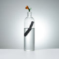 Carafe en verre 1L + 1 charbon de bambou-0